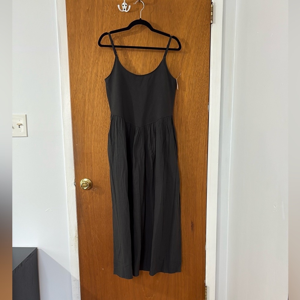 Aerie at barre midi strap dress